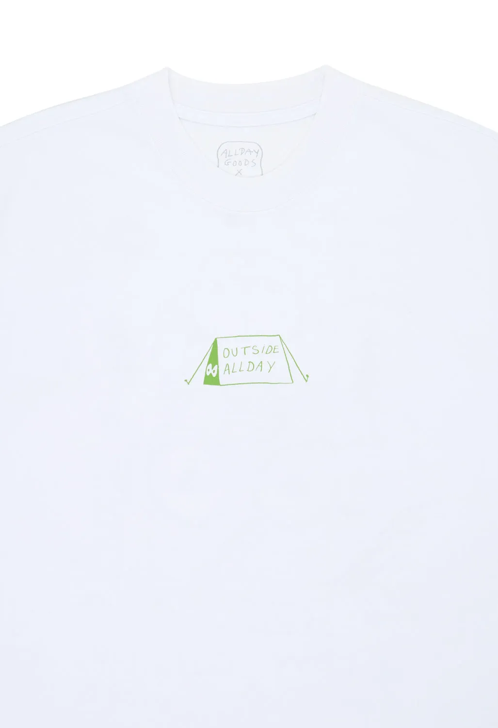 Allday Goods x Outsiders Store Outside Allday T-Shirt - White