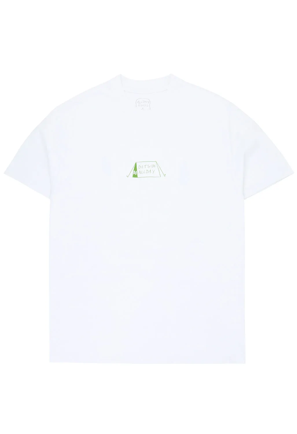 Allday Goods x Outsiders Store Outside Allday T-Shirt - White