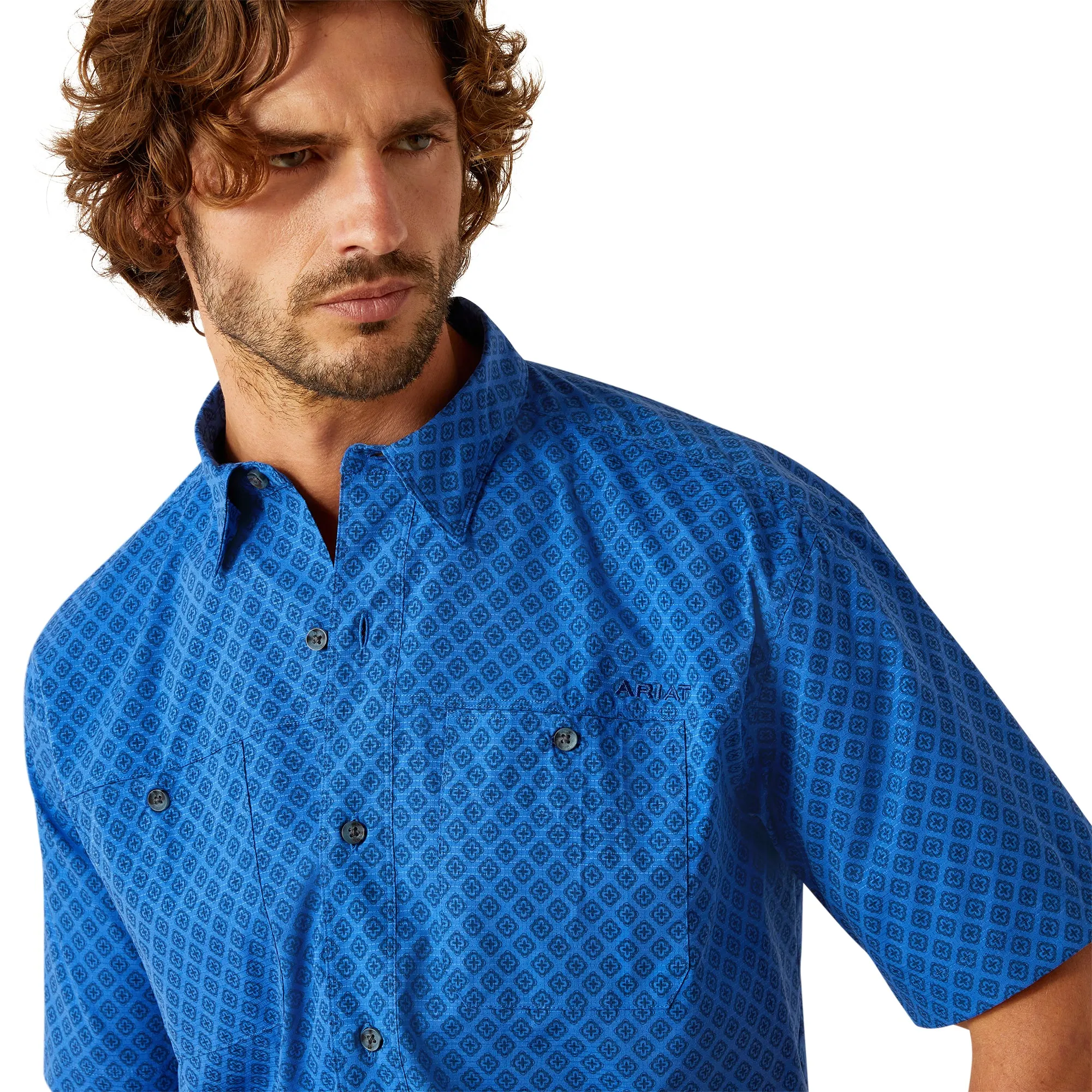 Ariat 360 Airflow Olympian Blue Classic Fit Shirt