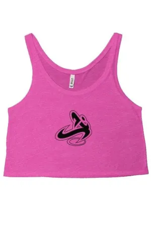 Athletic Apparatus Neon Pink Black Logo flowy boxy