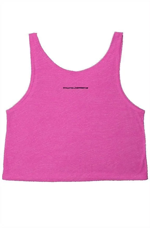 Athletic Apparatus Neon Pink Black Logo flowy boxy