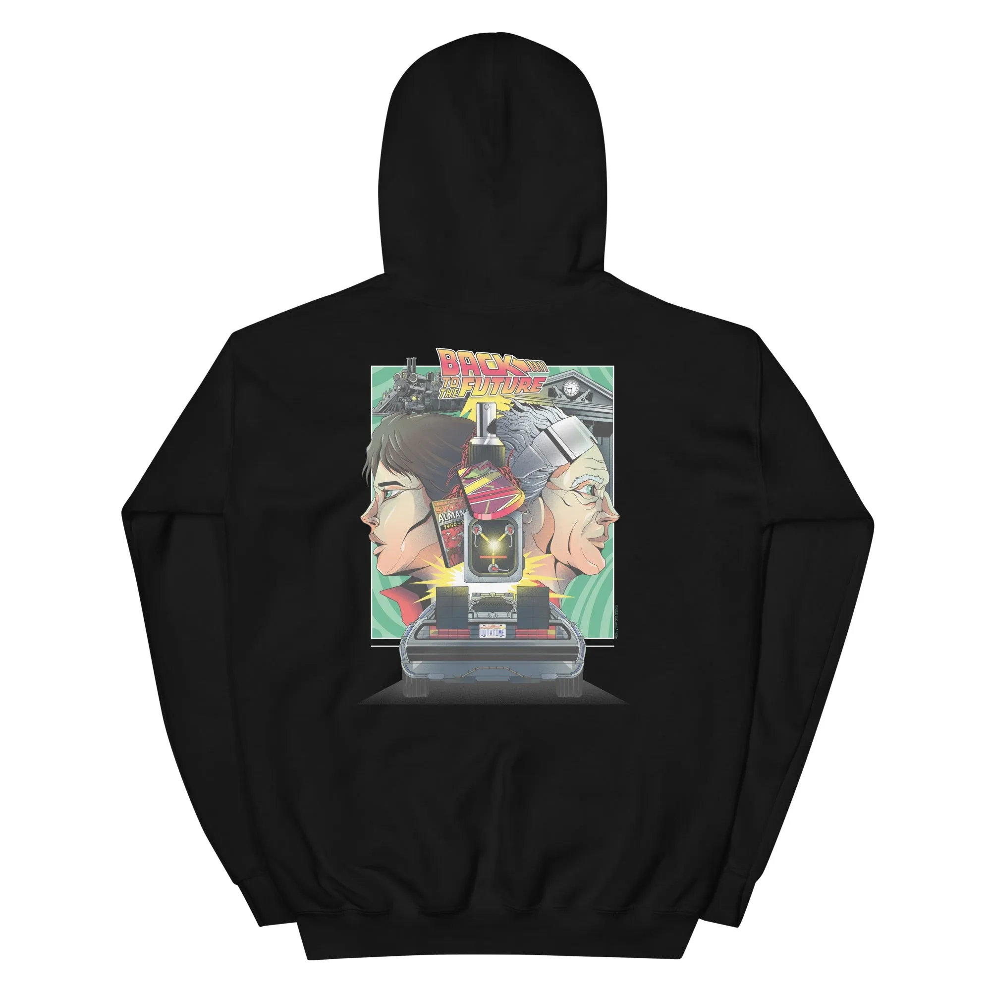 Back To The Future Illustration Hoodie