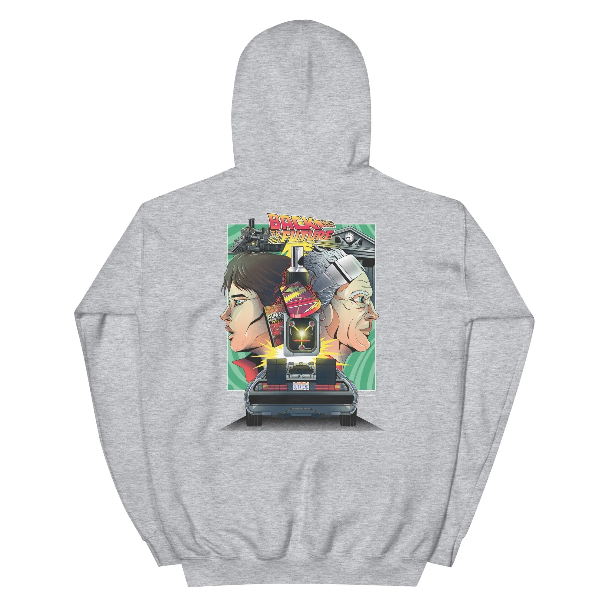 Back To The Future Illustration Hoodie