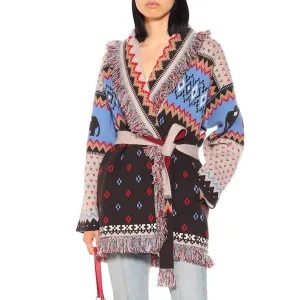 Bohemian Relaxed fit fringe Cardigan