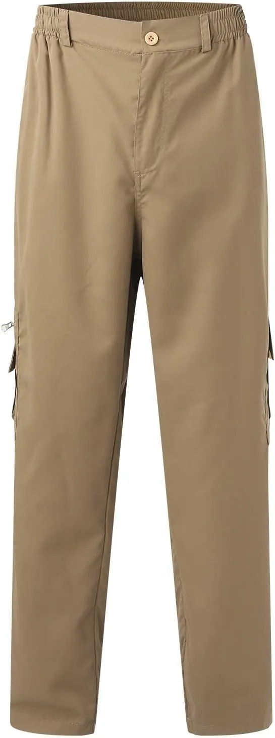 Cargo Pants for Men Big and Tall, Athletic Workout Trouser Casual Cargo Pants Fleece Joggers Sweat Pants for Men Mens