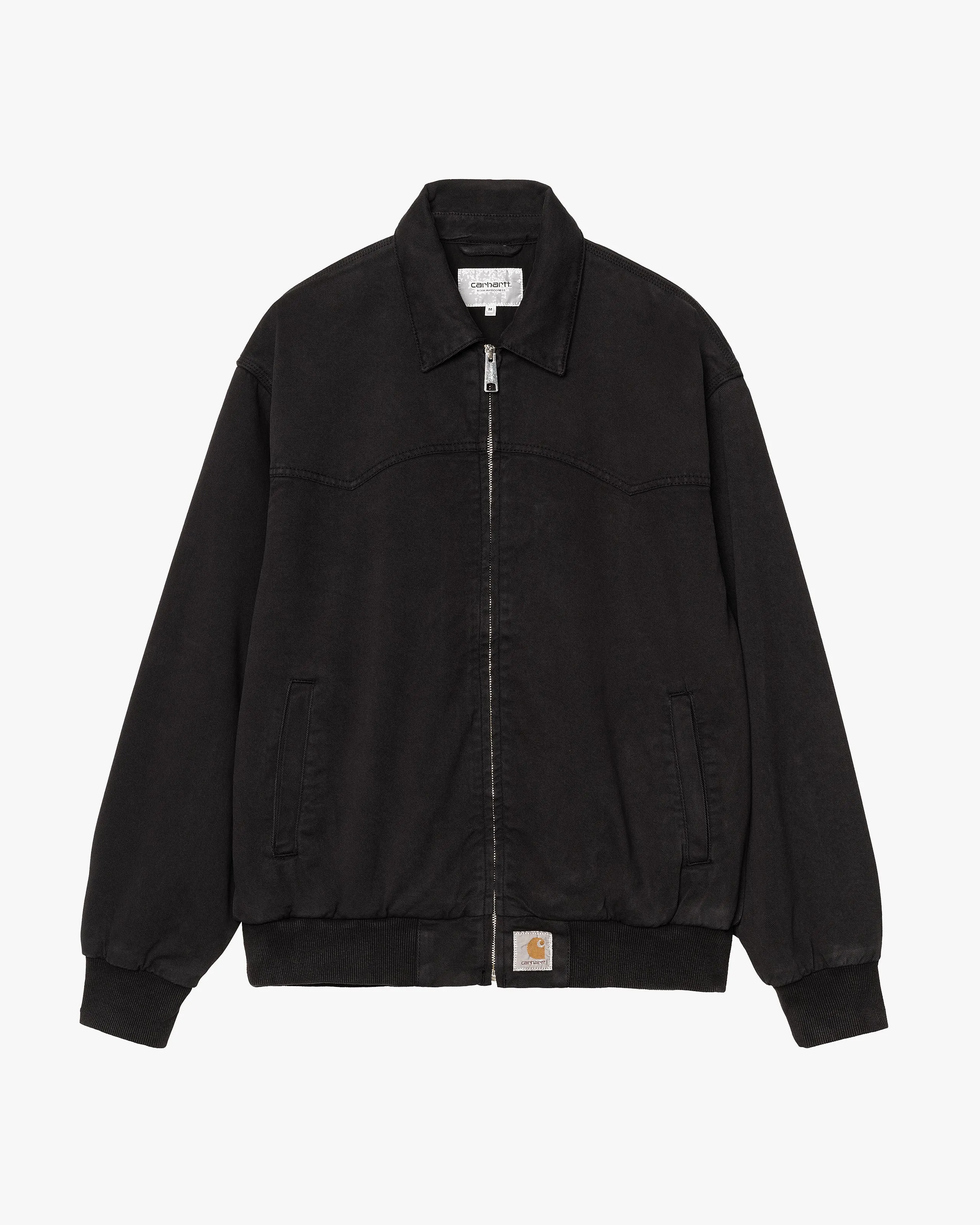 Carhartt WIP OG Santa Fe Jacket - Black Garment Dyed