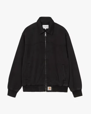 Carhartt WIP OG Santa Fe Jacket - Black Garment Dyed
