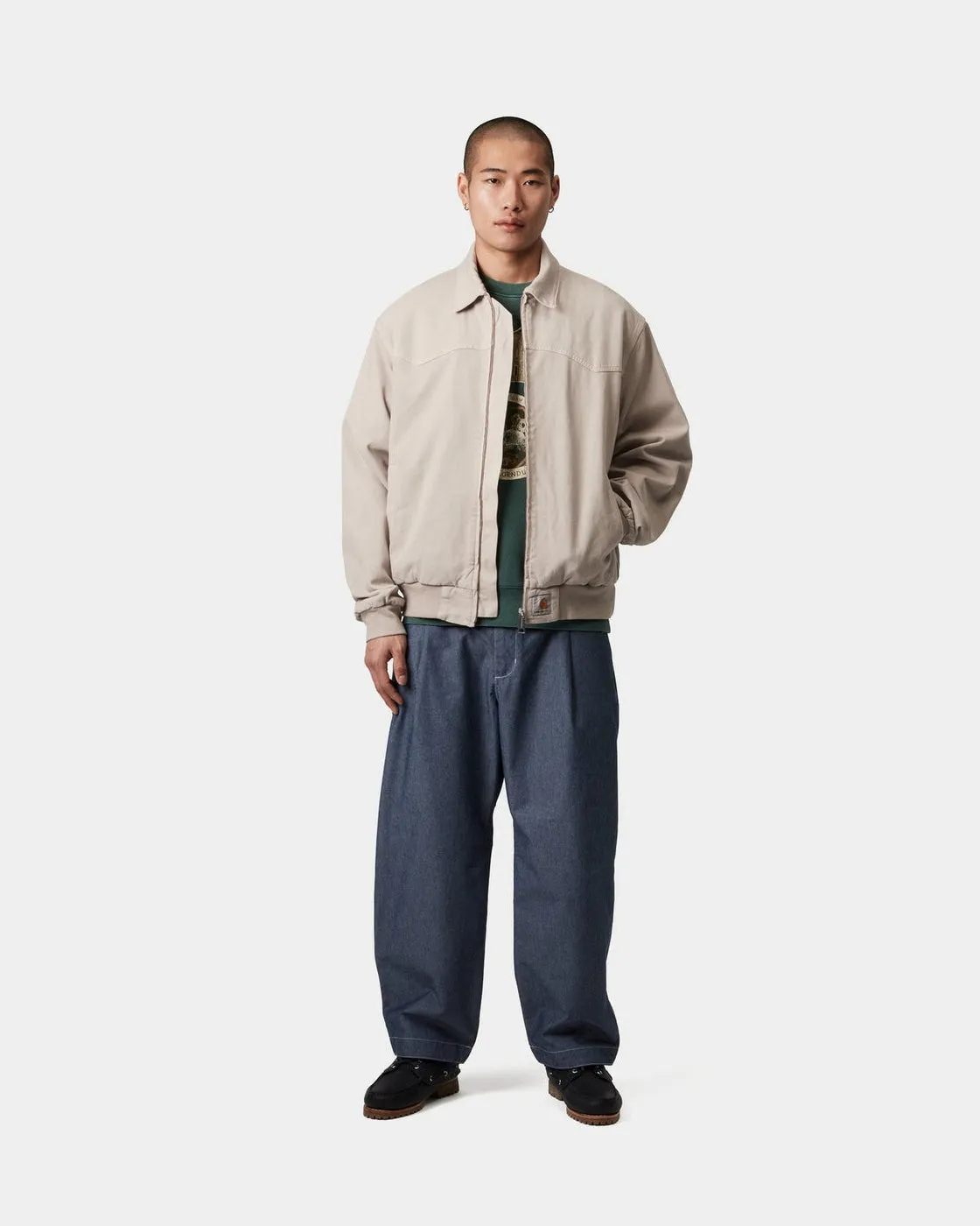 Carhartt WIP OG Santa Fe Jacket - Dusky Beige Garment Dyed
