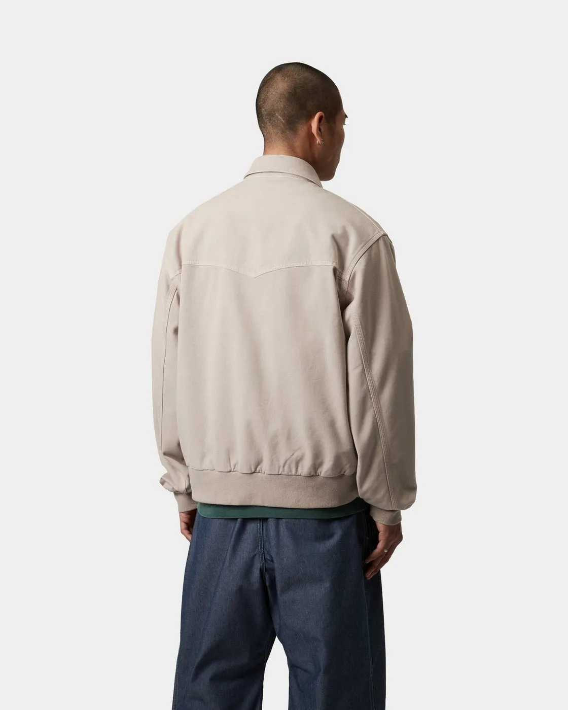 Carhartt WIP OG Santa Fe Jacket - Dusky Beige Garment Dyed