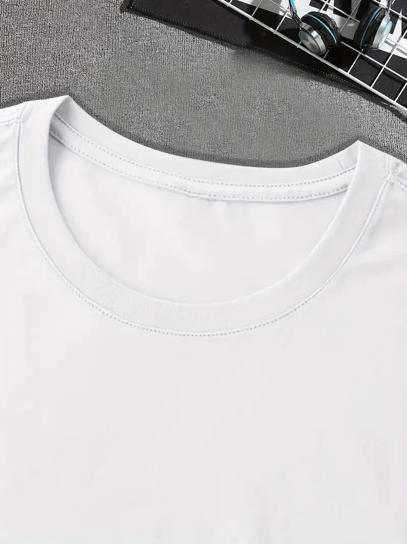Cherry Bomb Printed Men's Fashion Short Sleeve T-shirt