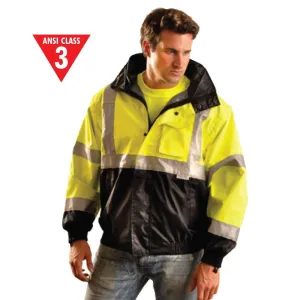 Class 3 Black Bottom Bomber Jacket - 4X