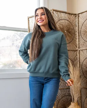 Cozy Crewneck Sweatshirt - Ash Jade