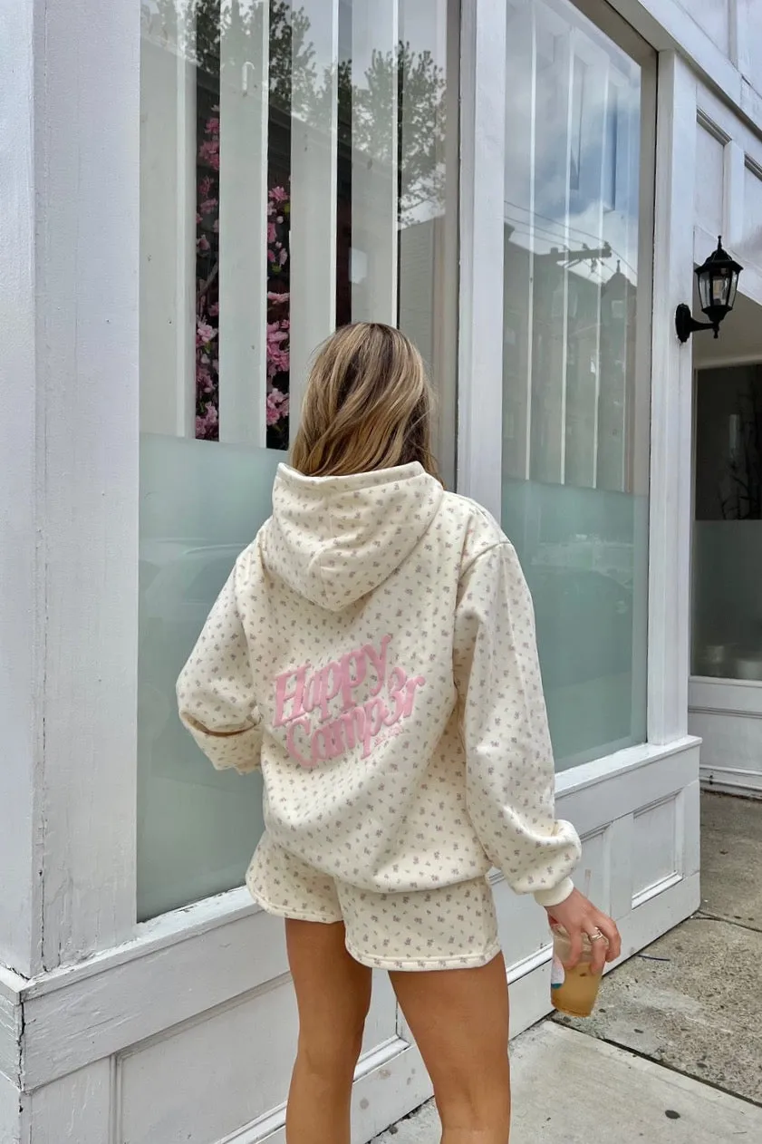 Cozy Hoodie ~ Vintage Flower