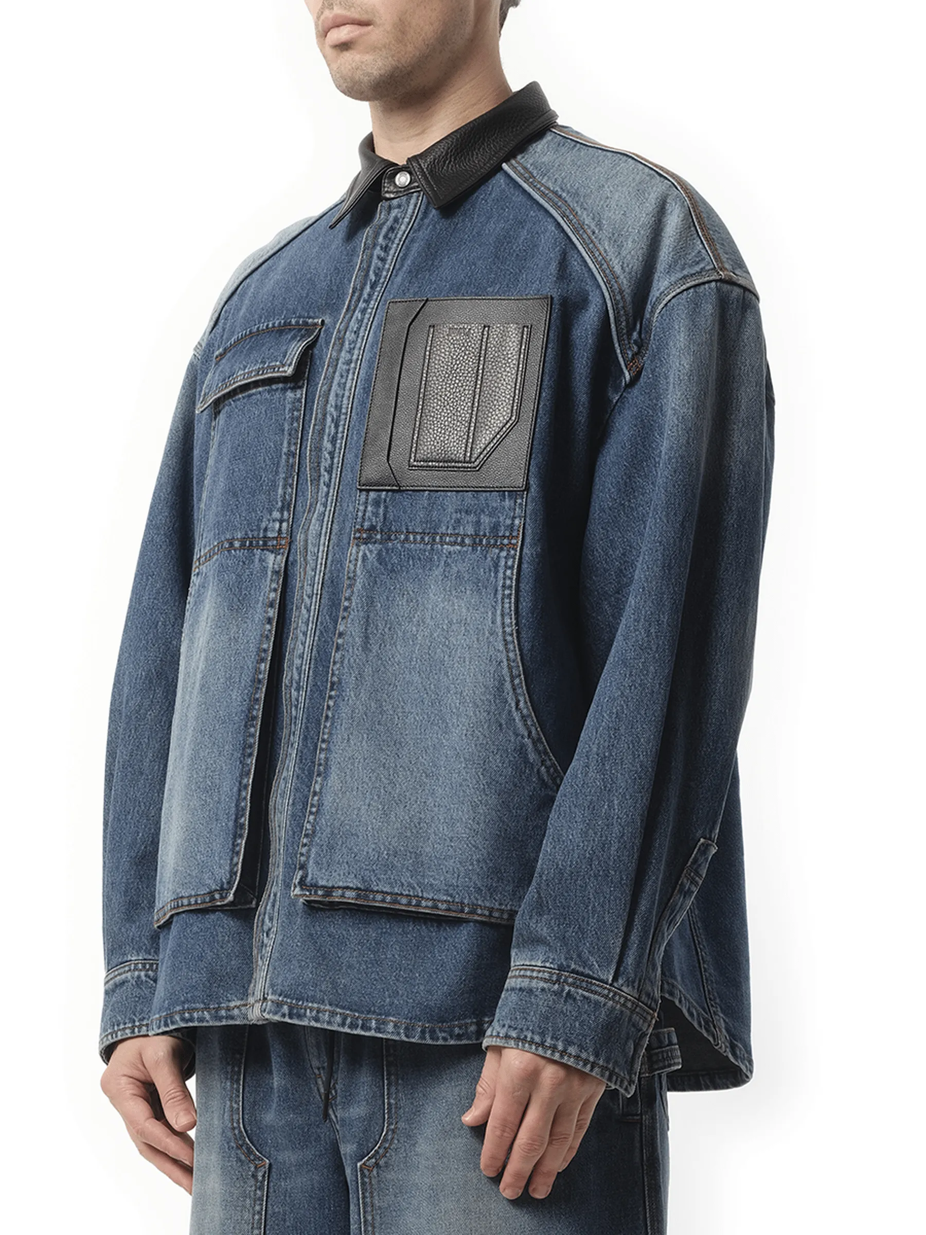 Denim Work Shirt in Blue