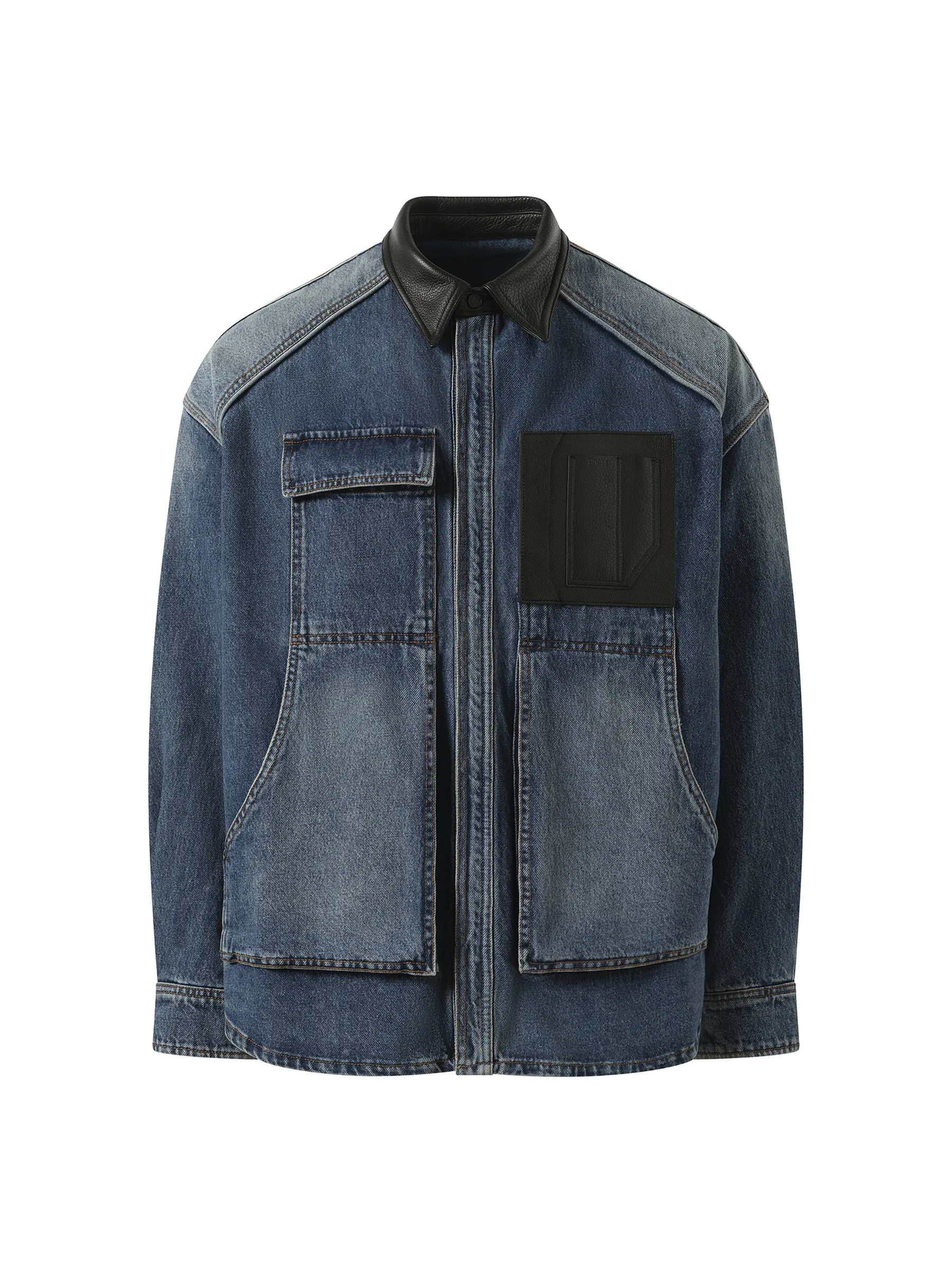 Denim Work Shirt in Blue