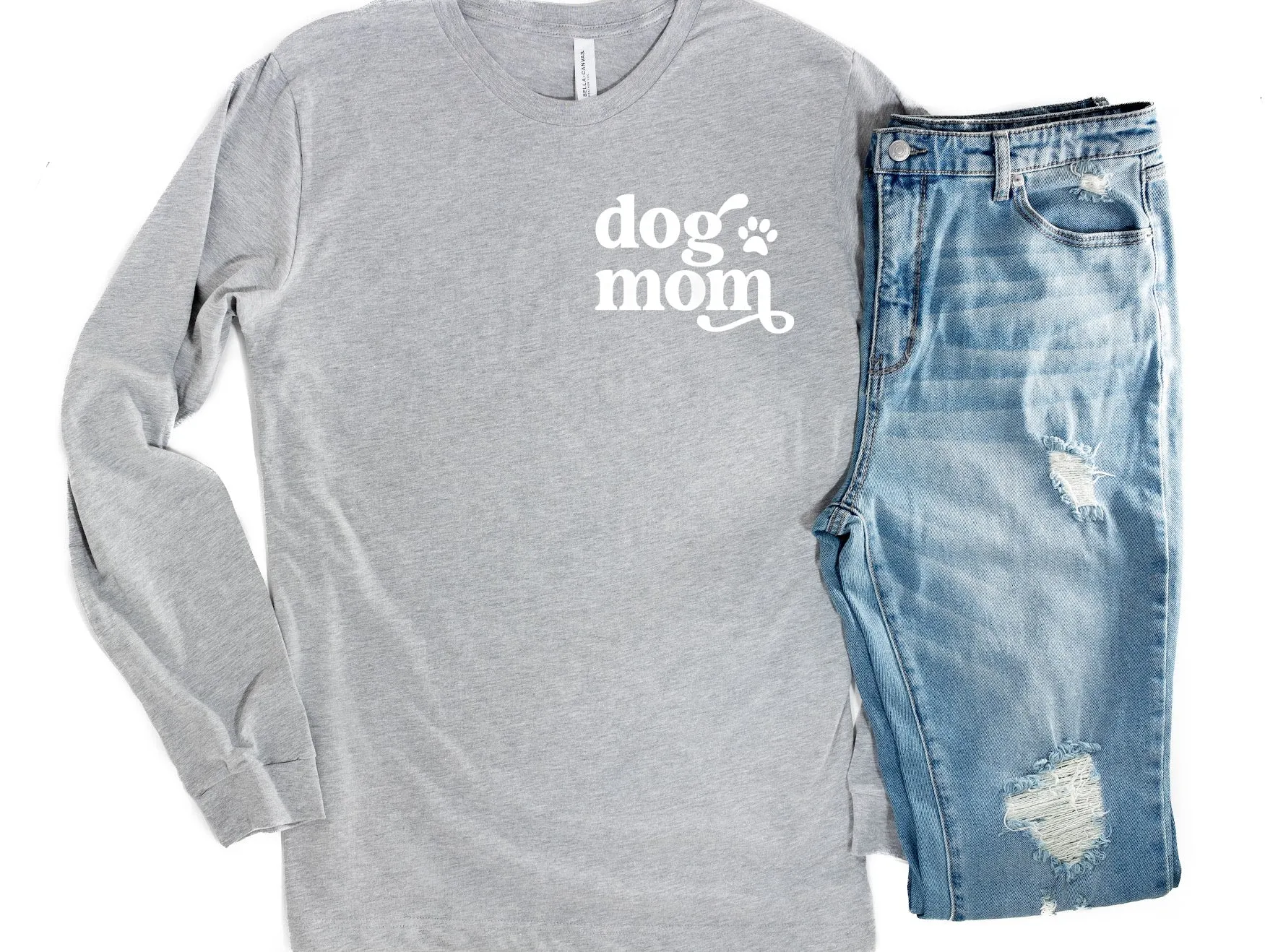 Dog Mom Long Sleeve T-shirt