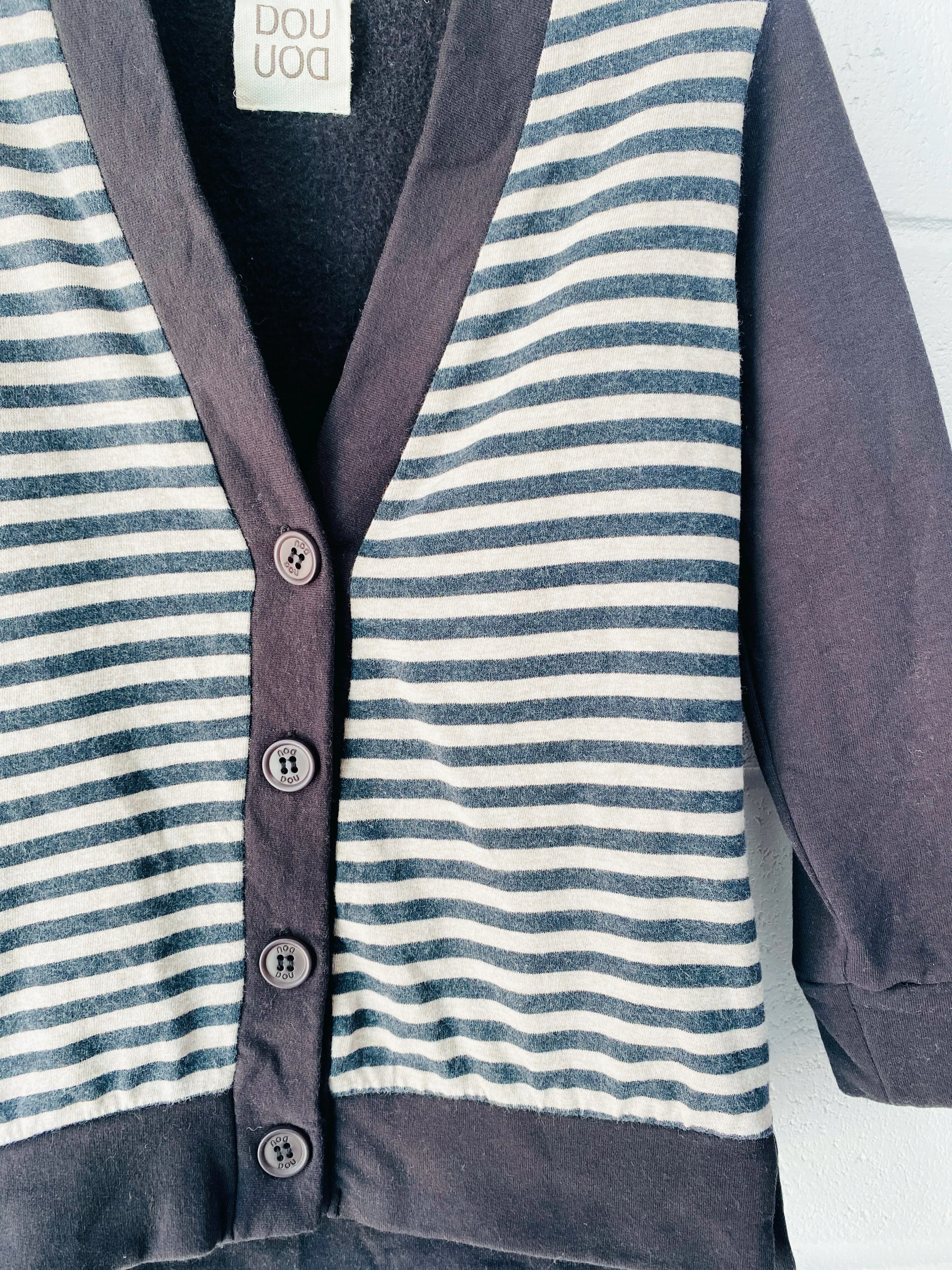 DouOud Striped Cardigan   Blob Sweatpants, 4 years