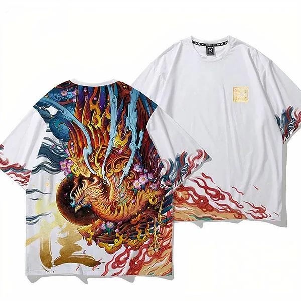 Dragon T-Shirt Chinese Phoenix
