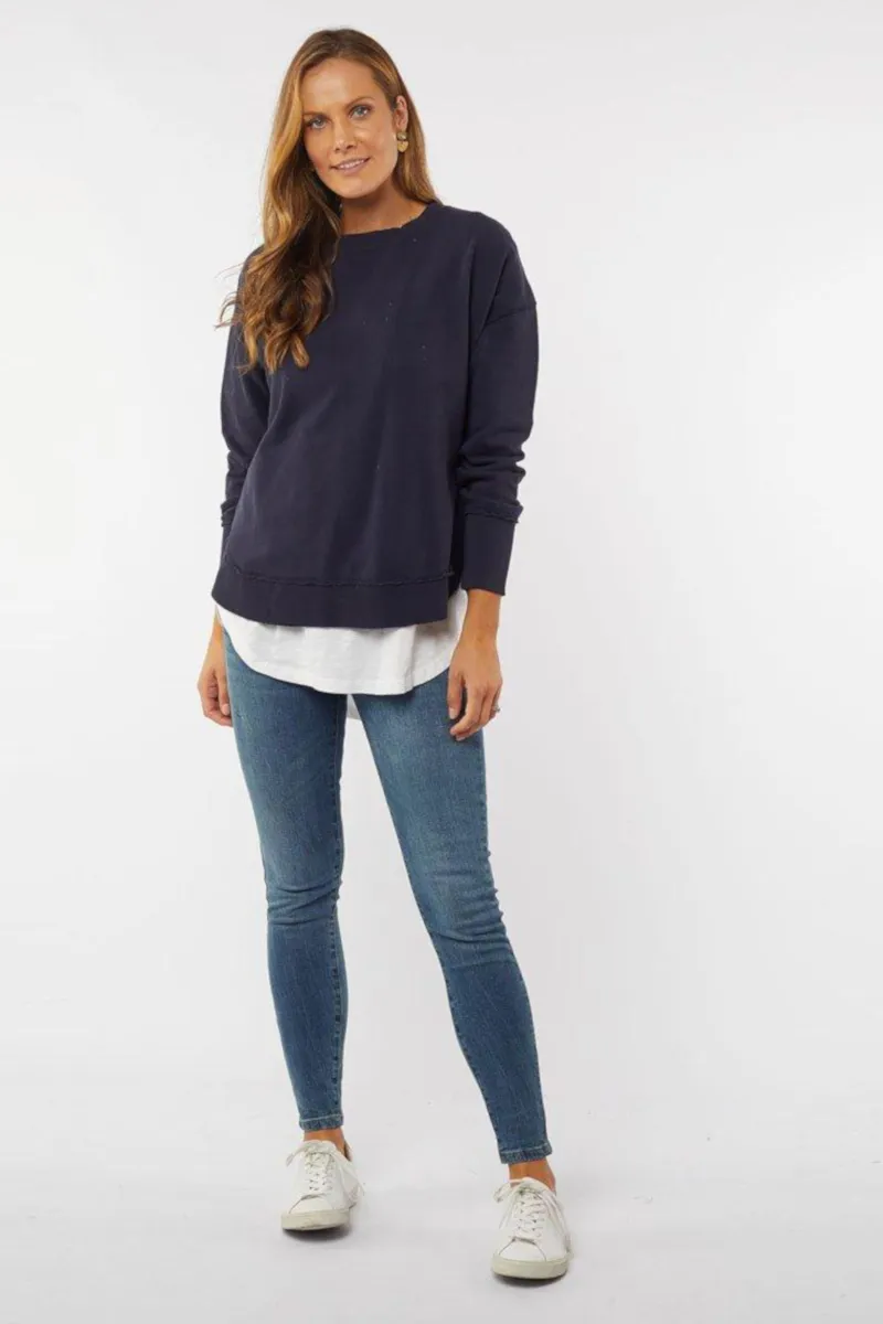 Foxwood - Delilah Crew Navy