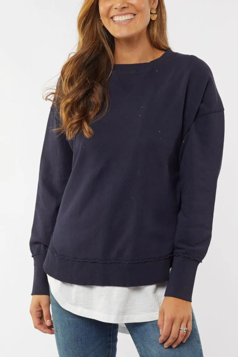 Foxwood - Delilah Crew Navy