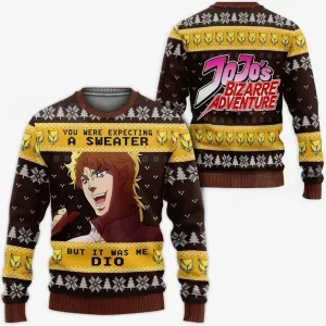 Giftngon - Dio Brando Ugly Christmas Sweater JoJo's Bizarre Adventure Xmas For Kids