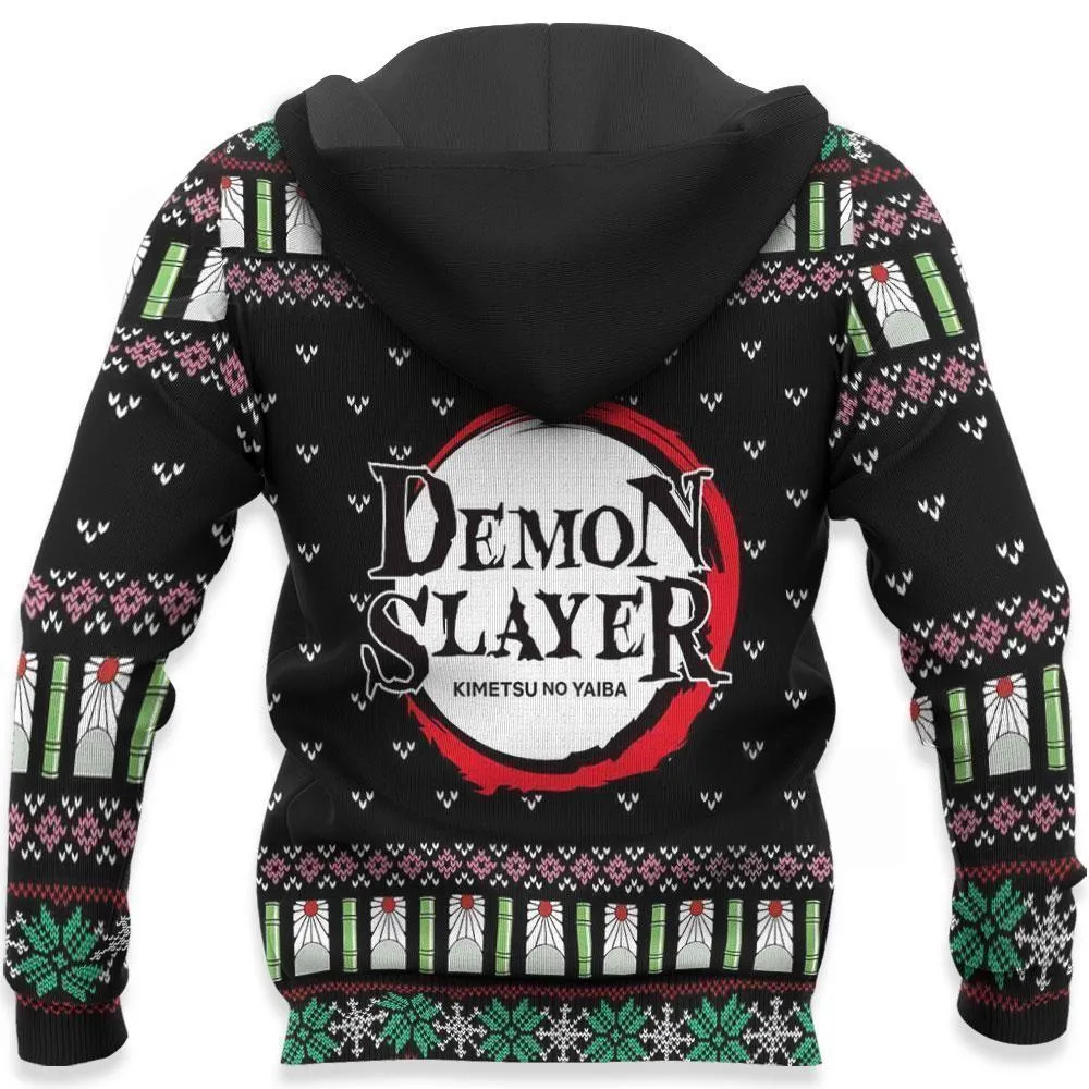 Giftngon - Tanjiro And Nezuko Ugly Sweater Christmas Demon Slayer Anime Gift For Kids