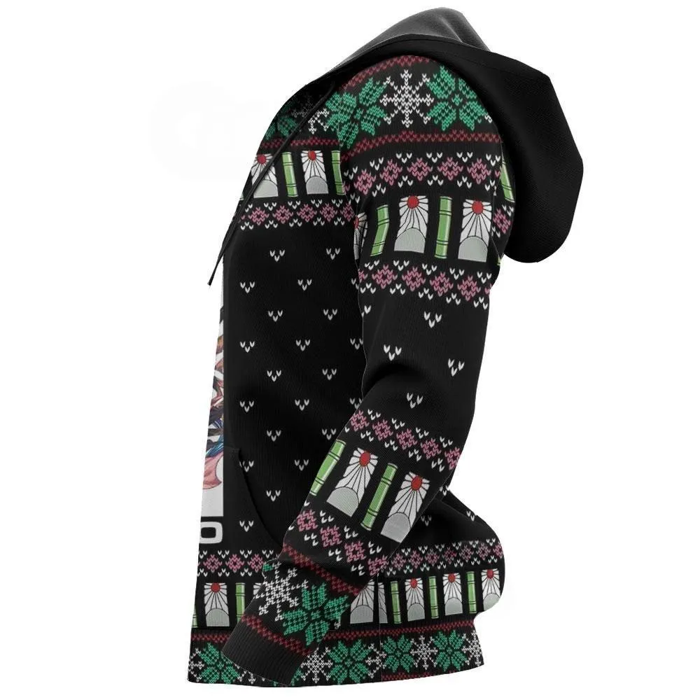 Giftngon - Tanjiro And Nezuko Ugly Sweater Christmas Demon Slayer Anime Gift For Kids