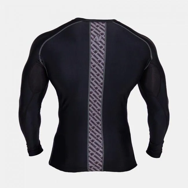 Gorilla Wear Hayden Compression Longsleeve - Black/Grey