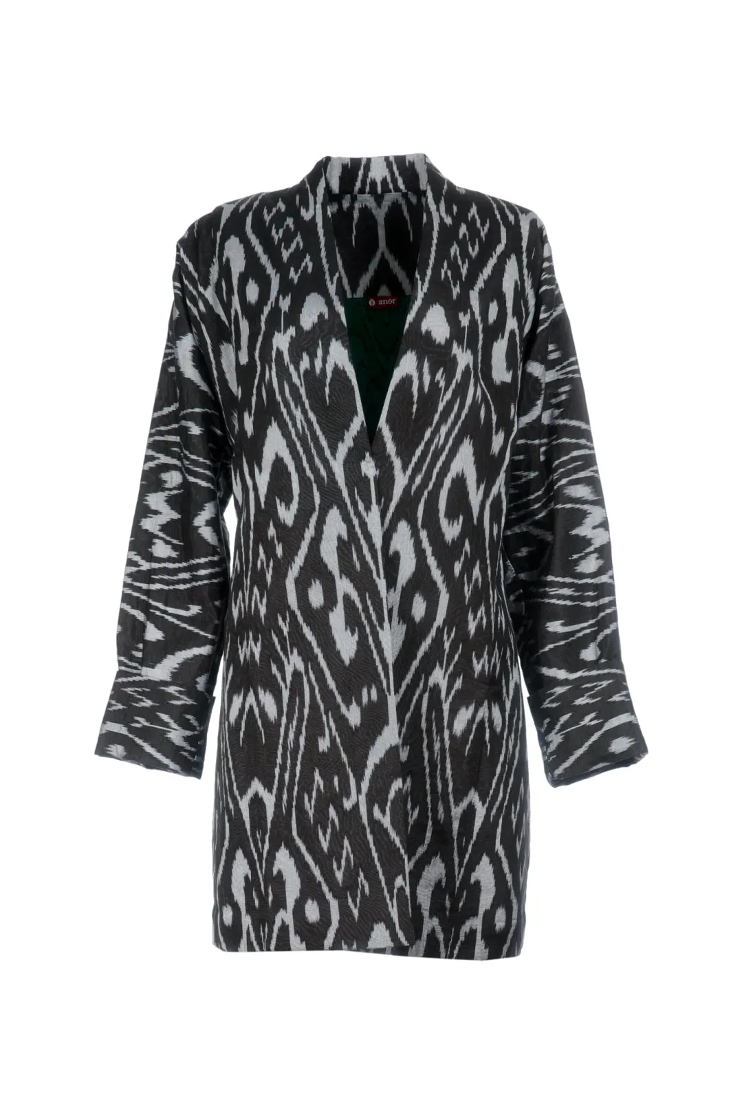 Handwoven Silk Ikat Jacket - Munira - 'Luminous'