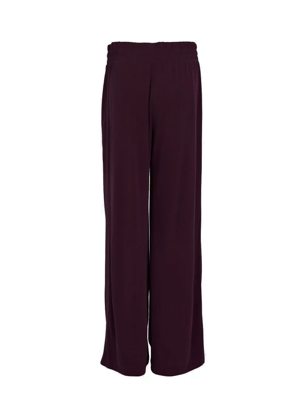 Highline Jersey Relaxed Wide Leg Pants (Currant)