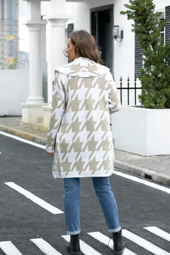 Houndstooth Cardigan