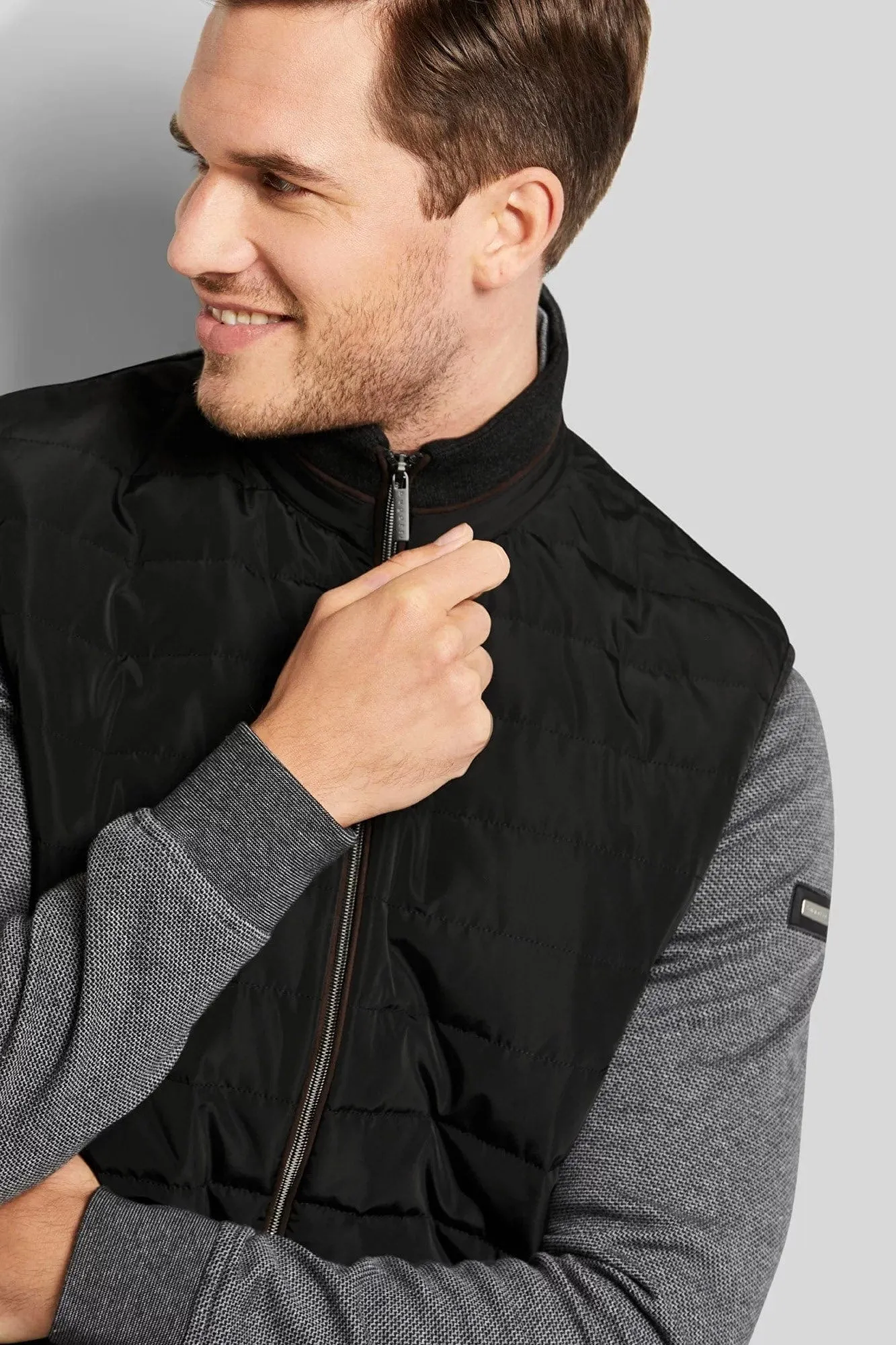 Hybrid Quilted Gilet - Anthracite