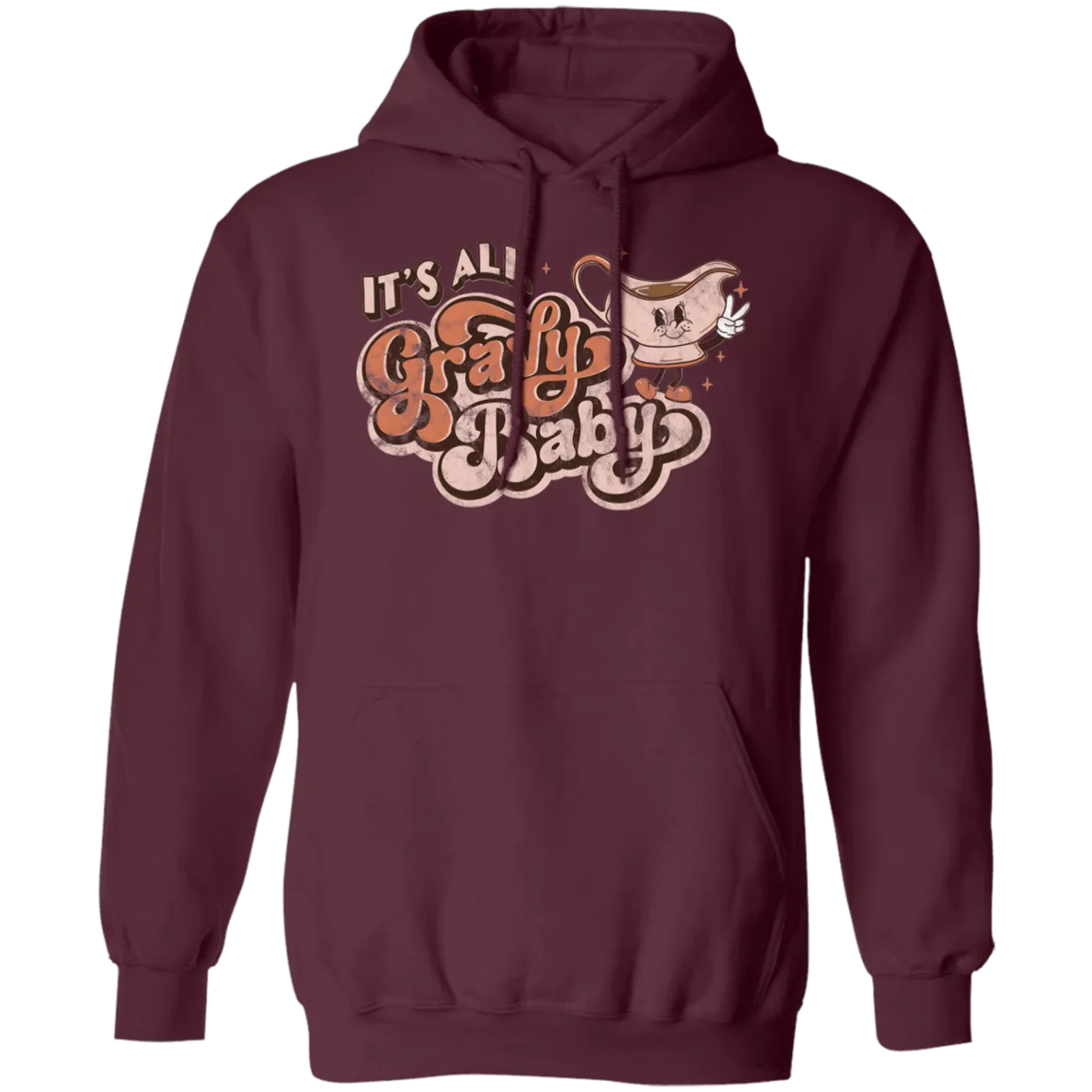 It’s All Gravy, Baby Gildan Hoodie – Cozy Thanksgiving Fun for Fall!