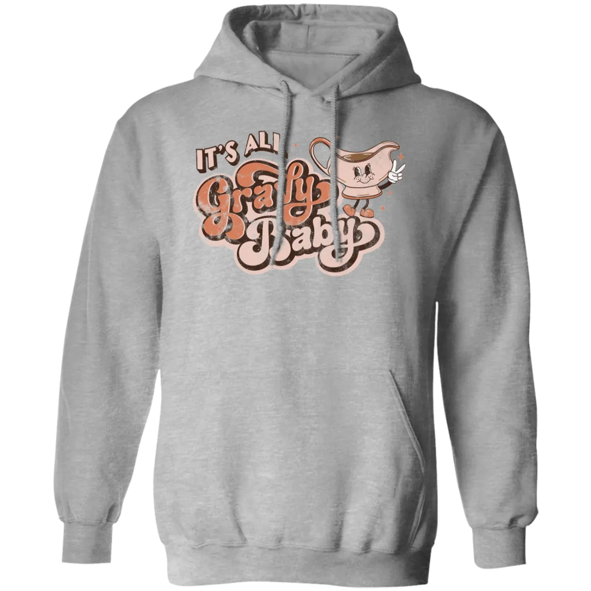 It’s All Gravy, Baby Gildan Hoodie – Cozy Thanksgiving Fun for Fall!