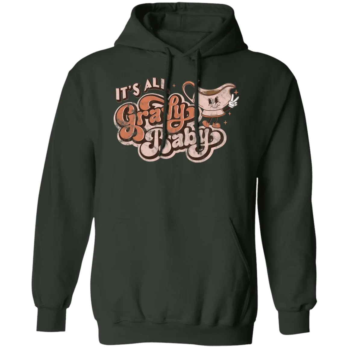 It’s All Gravy, Baby Gildan Hoodie – Cozy Thanksgiving Fun for Fall!