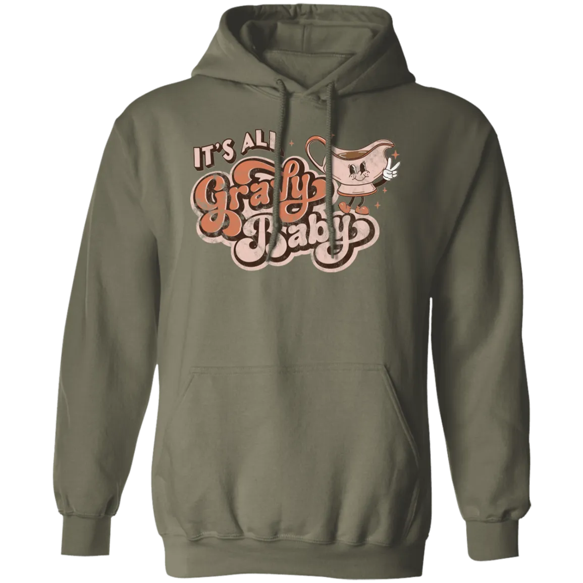 It’s All Gravy, Baby Gildan Hoodie – Cozy Thanksgiving Fun for Fall!
