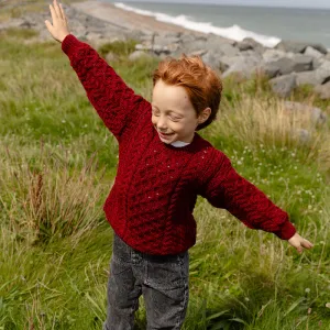 Kids Traditional Aran Sweater