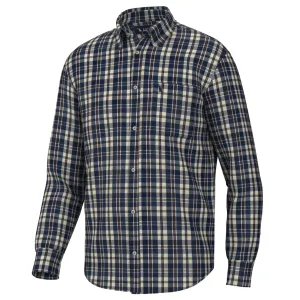 Local Boy Chastain Dress Shirt- Seablue/Cream/Redsea