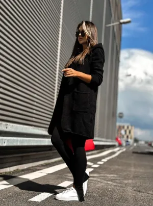 Long Cardigan/ black
