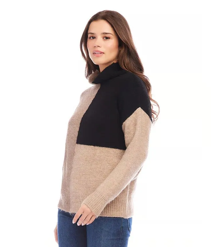 Mabel Multi Colorblock Sweater- Karen Kane 3N94275