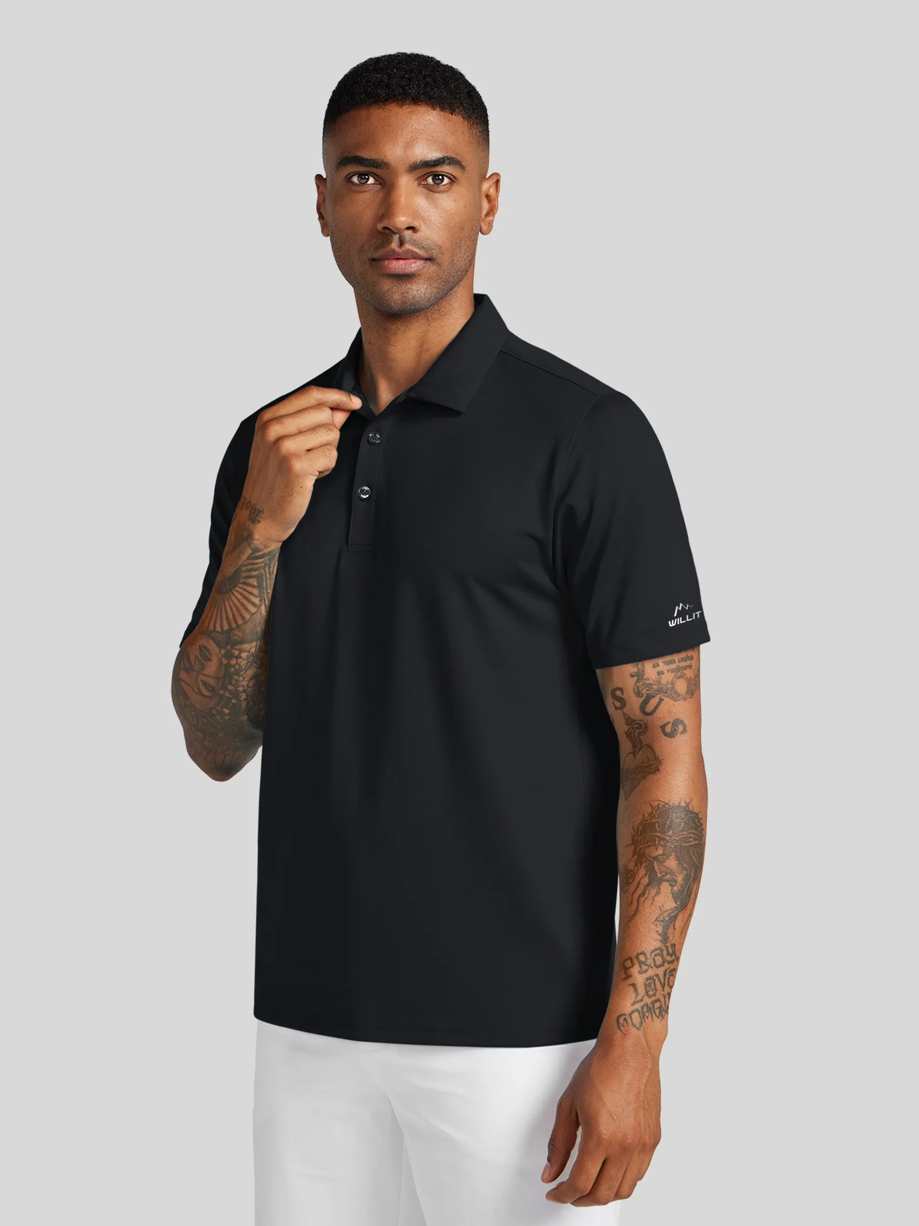Men's Golf Print Polo Shirts
