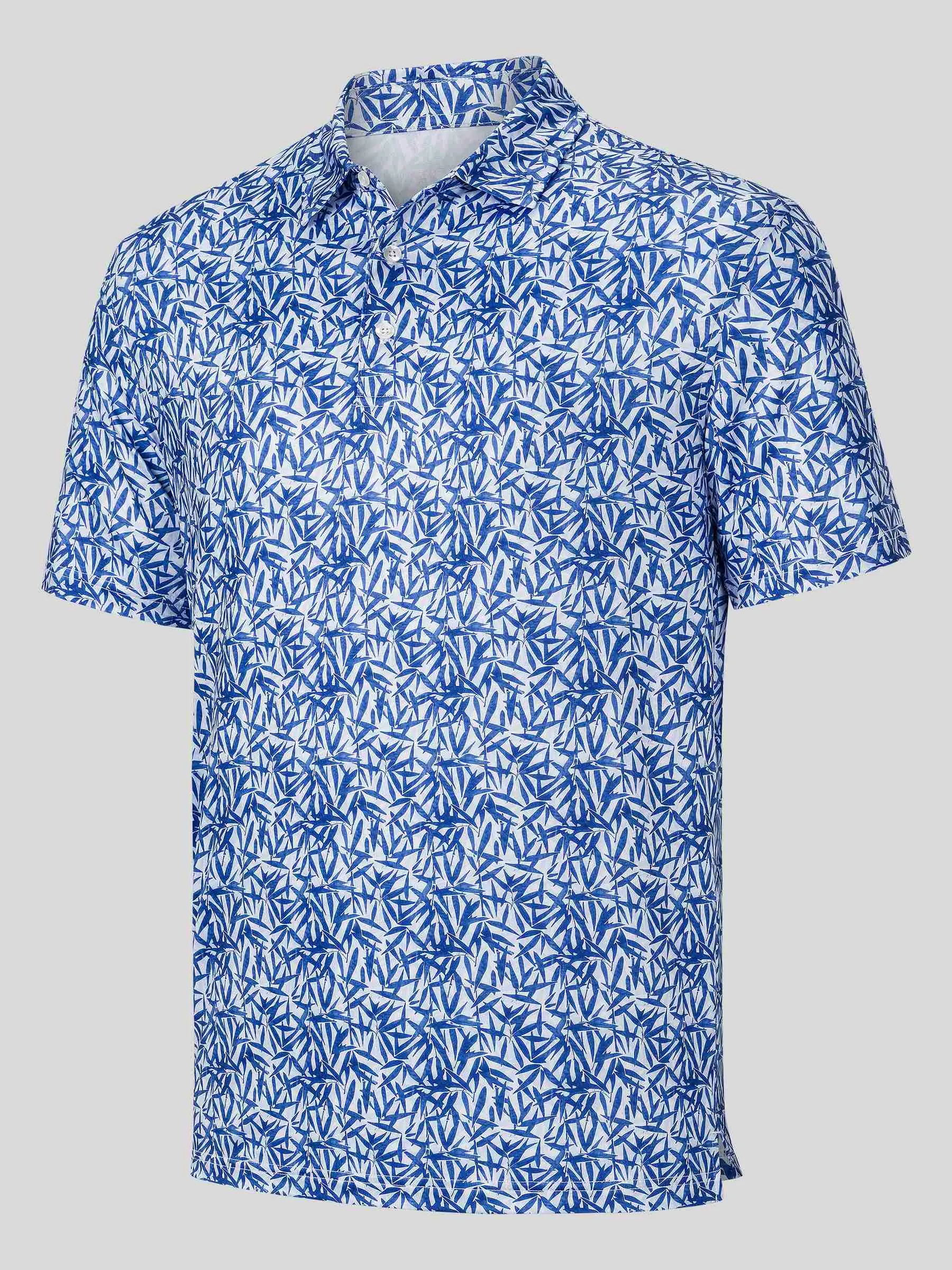 Men's Golf Print Polo Shirts