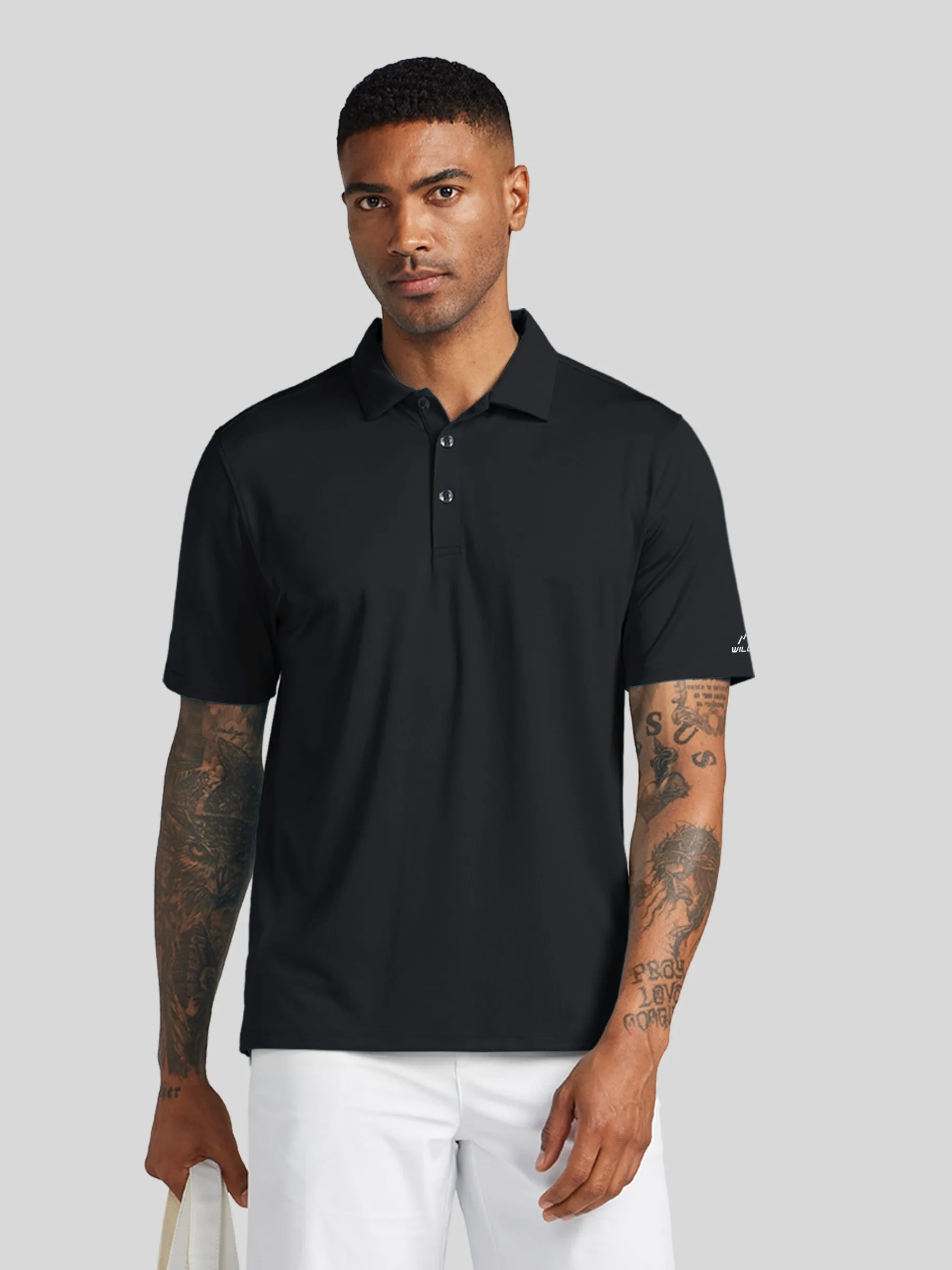 Men's Golf Print Polo Shirts