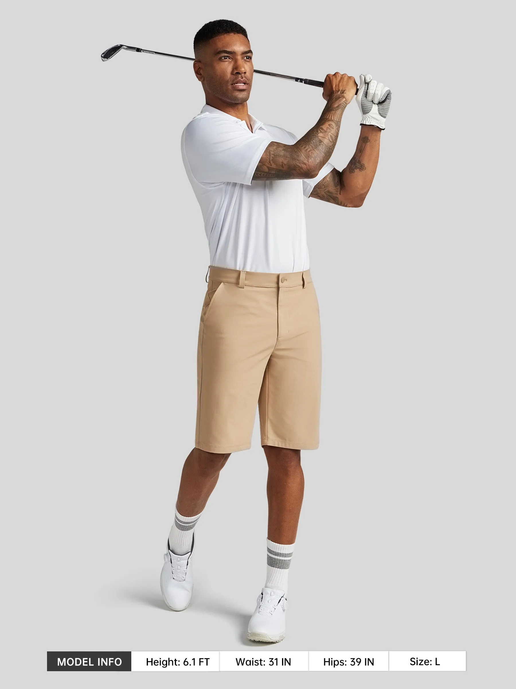 Men's Golf Print Polo Shirts