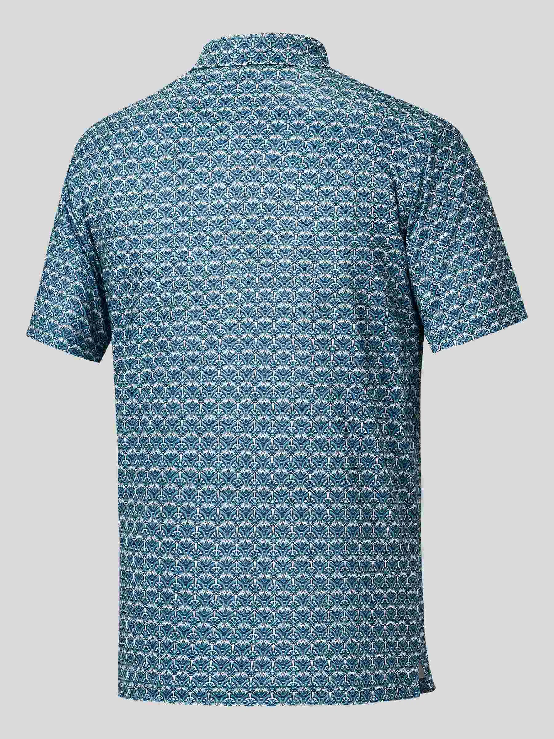 Men's Golf Print Polo Shirts
