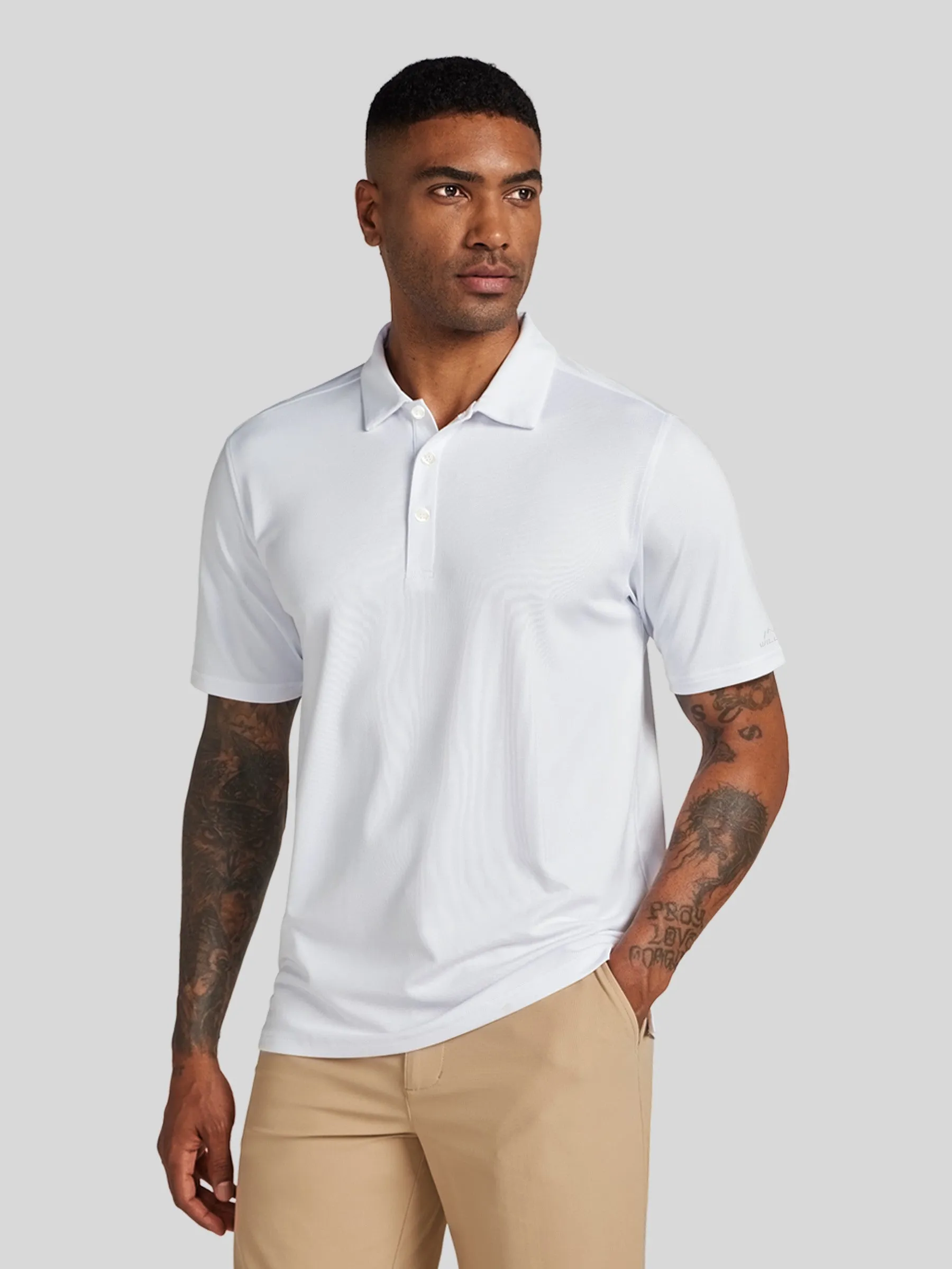 Men's Golf Print Polo Shirts