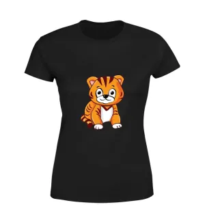 Mister Fab Cute Kitten Women Round Neck printed T-Shirts