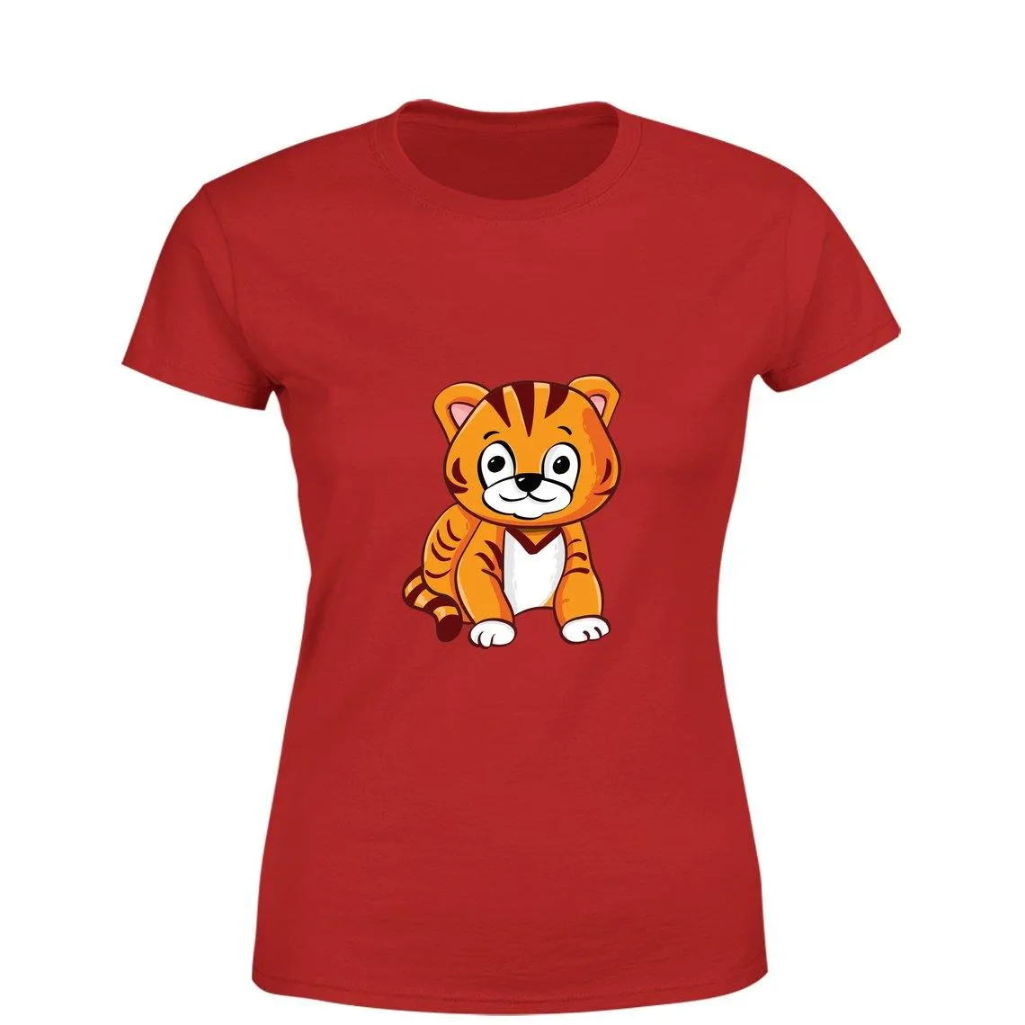 Mister Fab Cute Kitten Women Round Neck printed T-Shirts