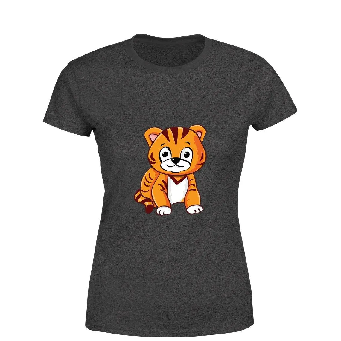 Mister Fab Cute Kitten Women Round Neck printed T-Shirts