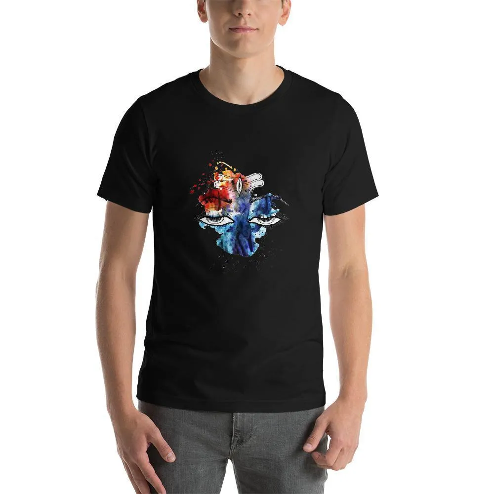 Mister Fab Shiva Eyes Men Round Neck printed T-Shirts